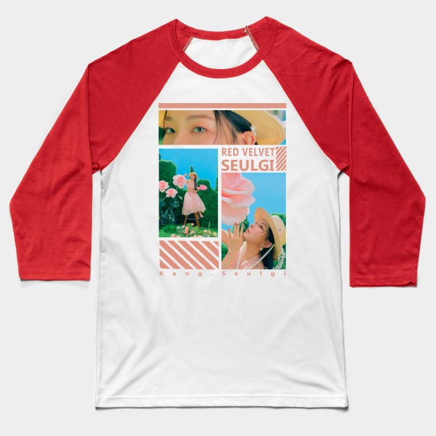 Kpop Design Seulgi Red Velvet Baseball T-Shirt by Design Kpop Aesthetic Store